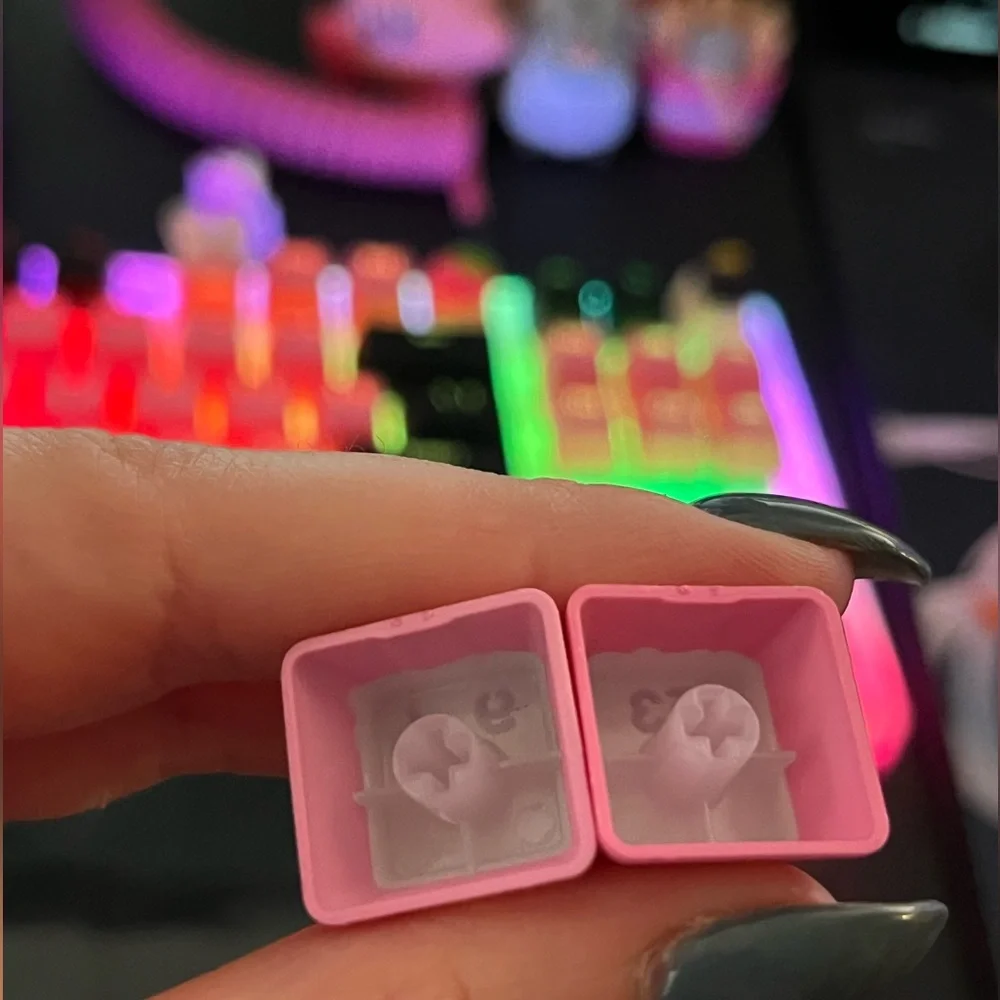 Cute Pink Sheep Artisan Keycap, for OEM Mechanical Keyboard
